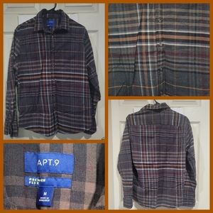 APT. 9 PREMIER FLEX LONG SLEEVE BUTTON SHIRT